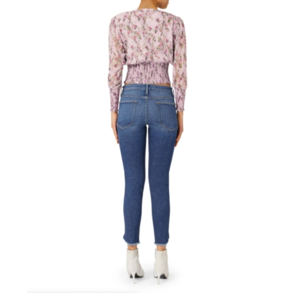 NEW (NWOT) INTERMIX Women's Silk Elin Floral Top - Picture 3 of 7